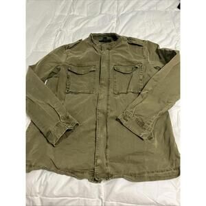 Forever 21 Contemporary Olive Green Women’s Zip Up Jacket Size Medium